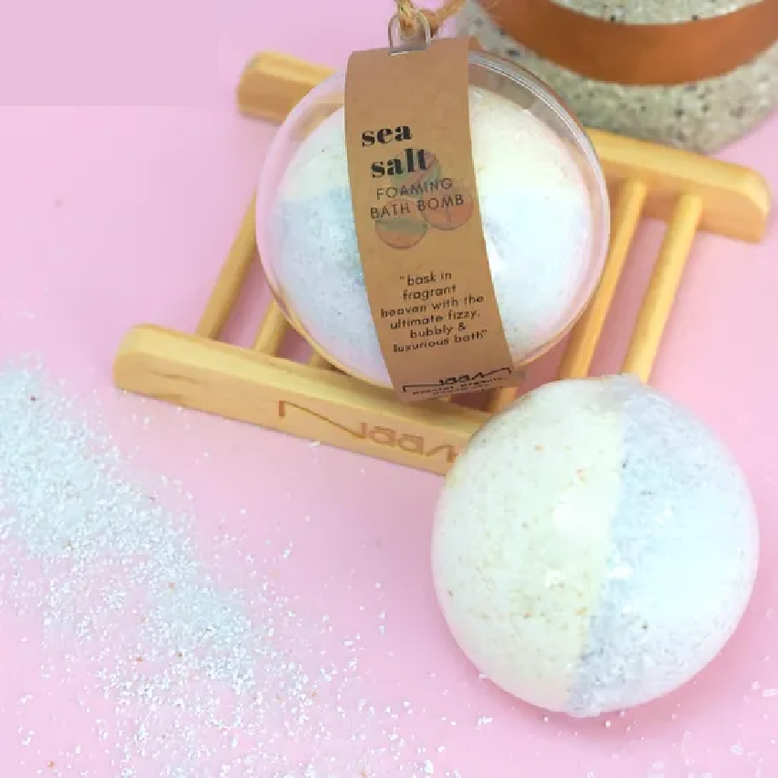 Naam Sea Salt Foaming Bath Bomb