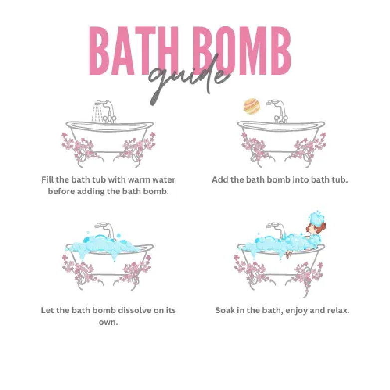 🌸SENTAKU🌸Fizzy Petals Bath Bomb 80g-120g